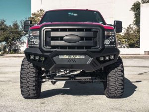 Ford F-250 Front Bumper - Road Armor - SPARTAN - Tex Blk - `11-`16